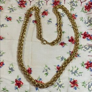 Napier Gold Twisted Rope Chain Necklace